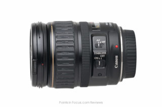 EF 28-135mm f-3.5-5.6 IS USM controls
